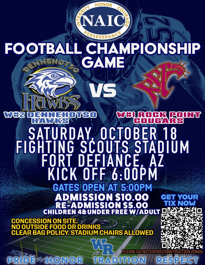 2025 NAIC Football Championship Game Flyer 251018