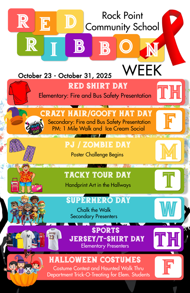 Red Ribbon week flyer