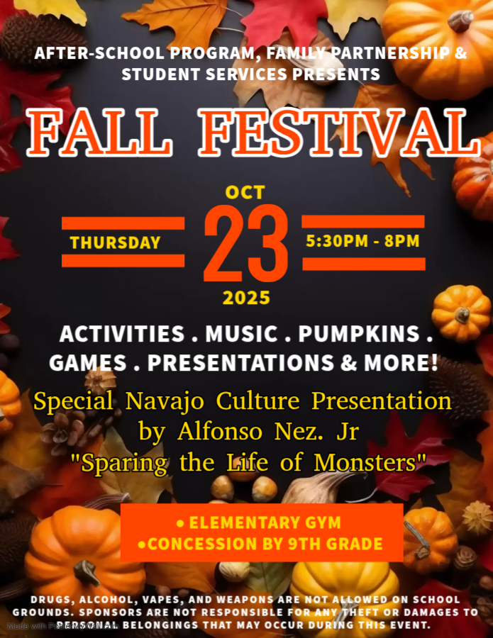 Flyer for Fall Festival