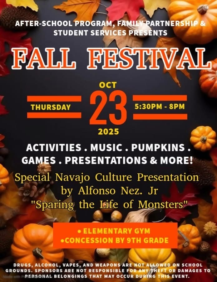 Flyer Fall Festival Oct 23 2025