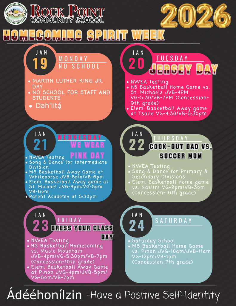 Upcoming events flyer