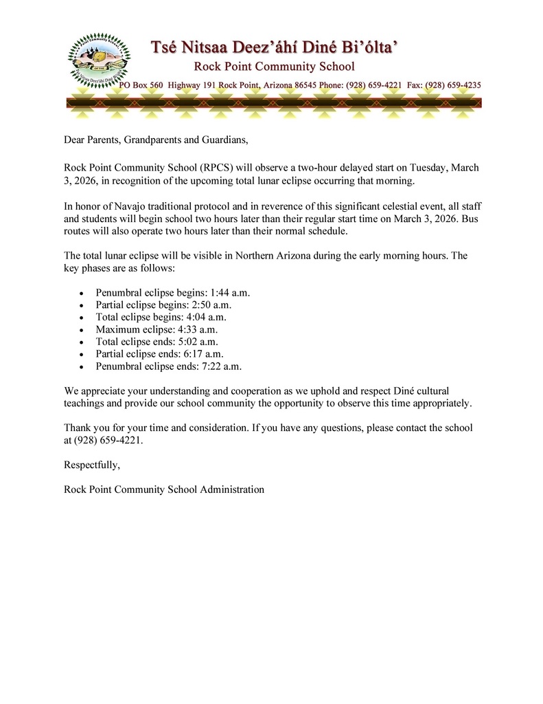 Rpcs letter on linar eclipse