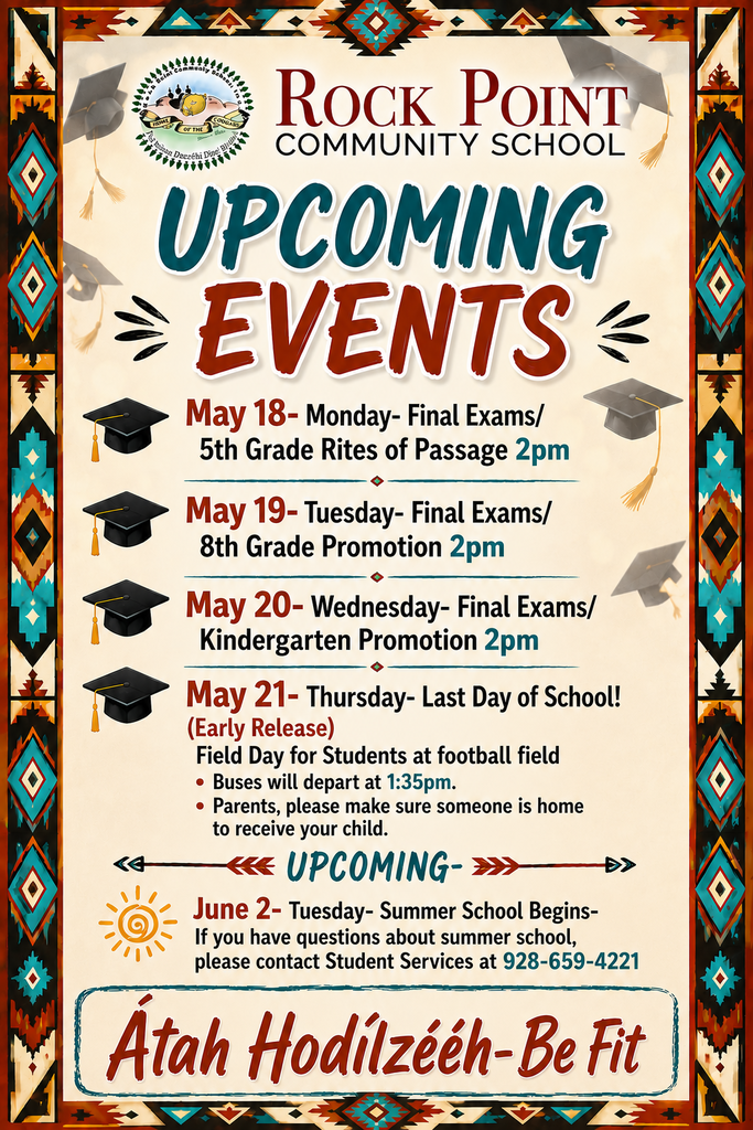 Upcoming week flyer