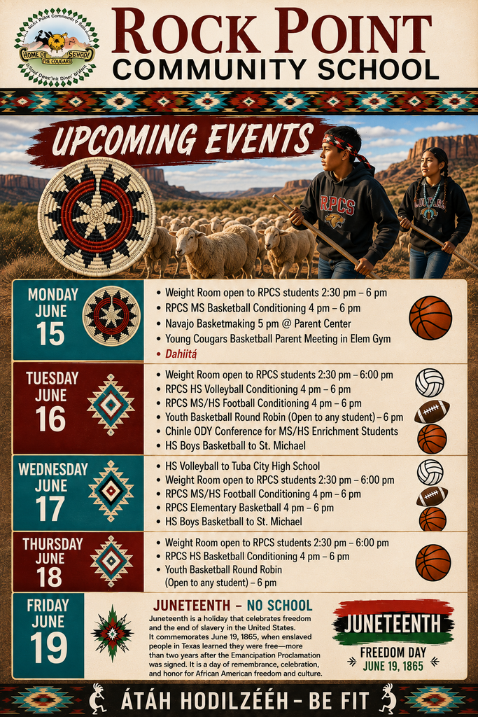 upcoming events flyer