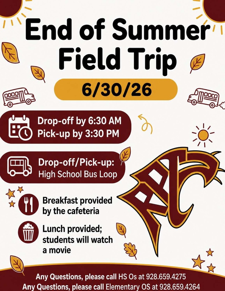 End of Summer Field Trip Flyer