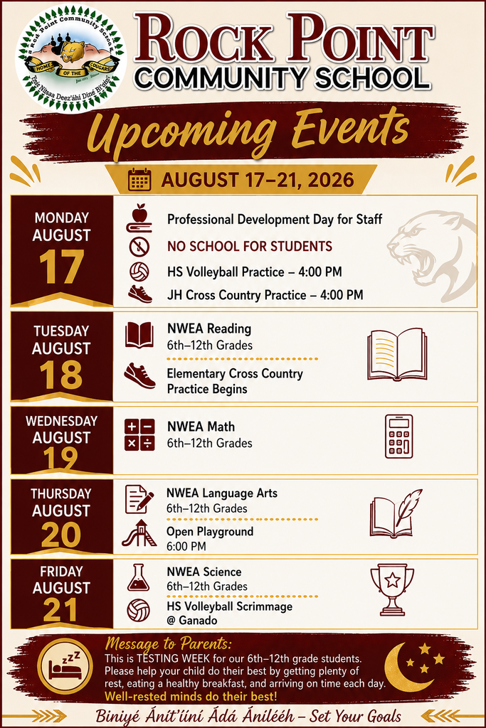 August 17-21 Events for RPCS