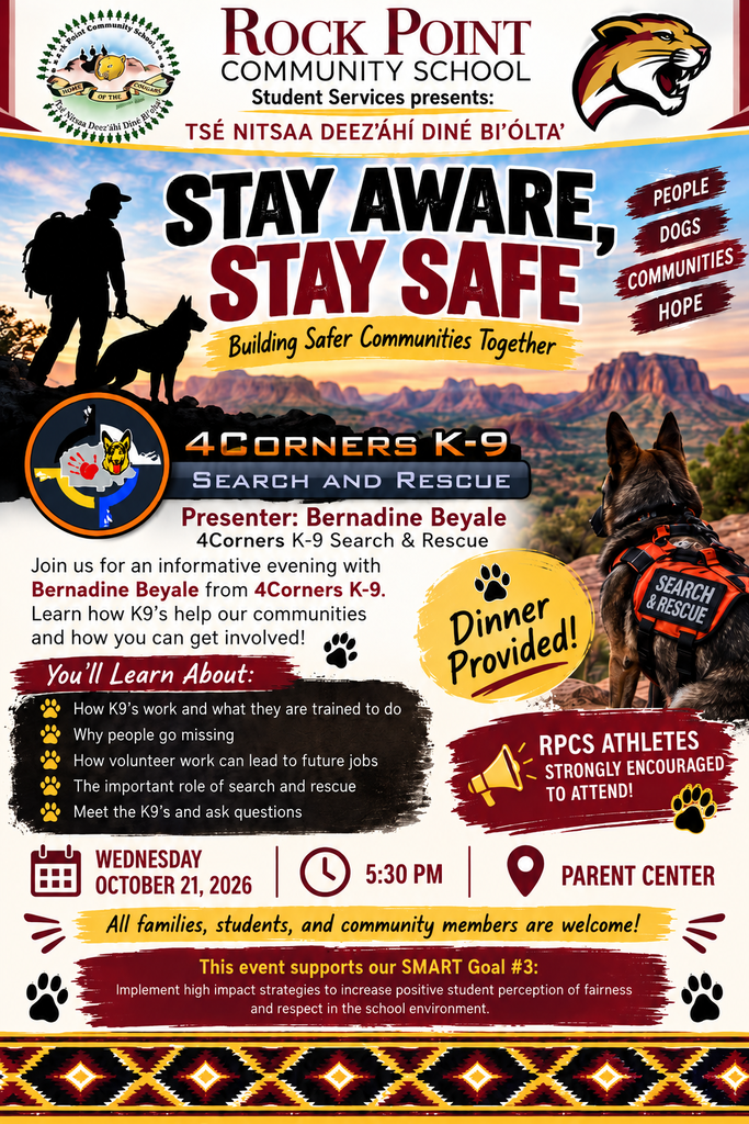Stay Aware, Stay Safe Flyer for October 21