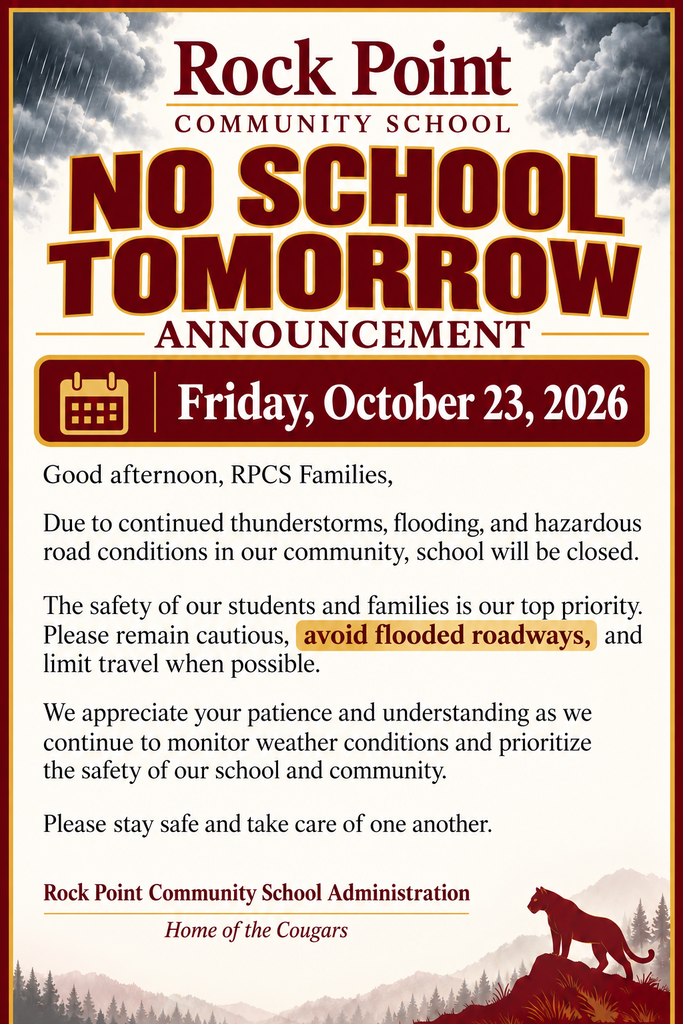 No school flyer