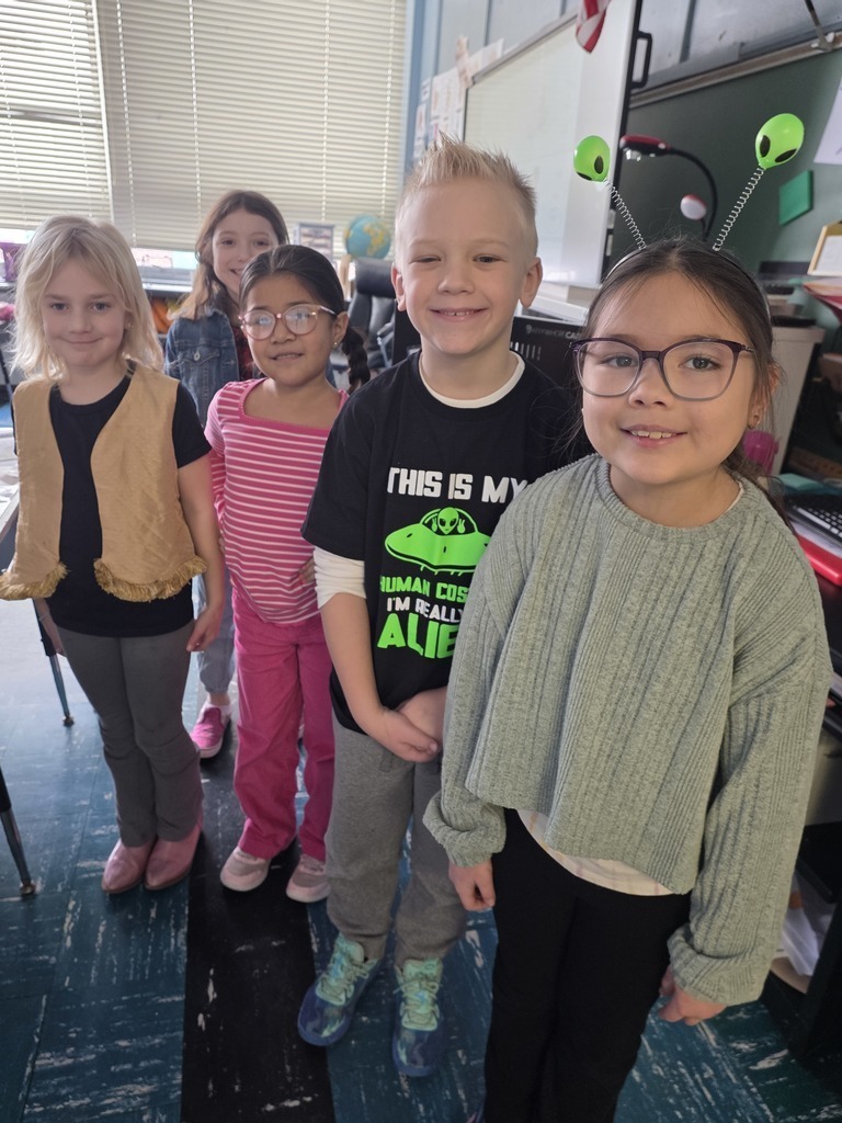 Picture of Students at Birchwood Buddies explore the themes of aliens and cowboys/girls! 