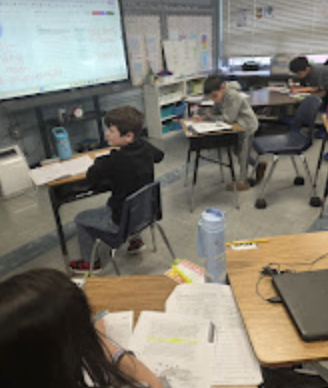 student palying games in their classrooms -There’s fun happening at Birchwood Elementary!