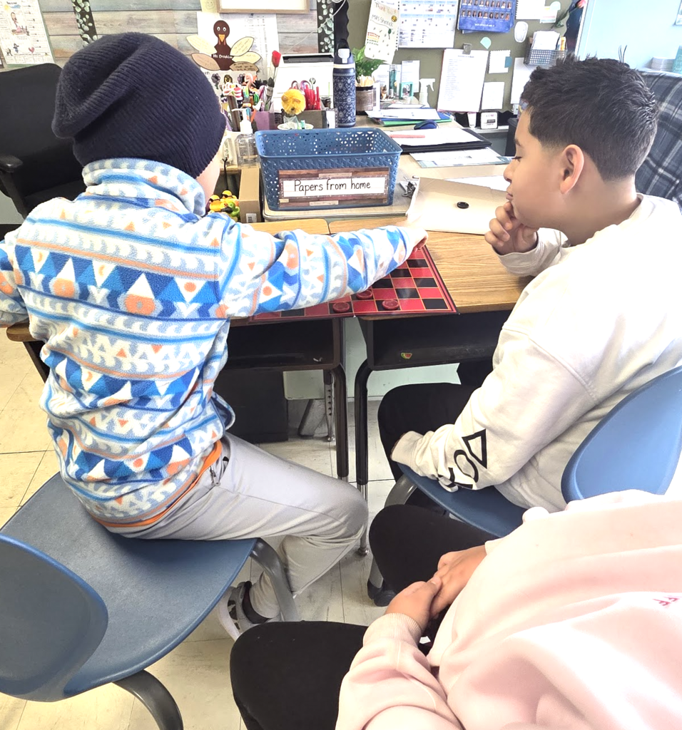 student palying games in their classrooms -There’s fun happening at Birchwood Elementary!