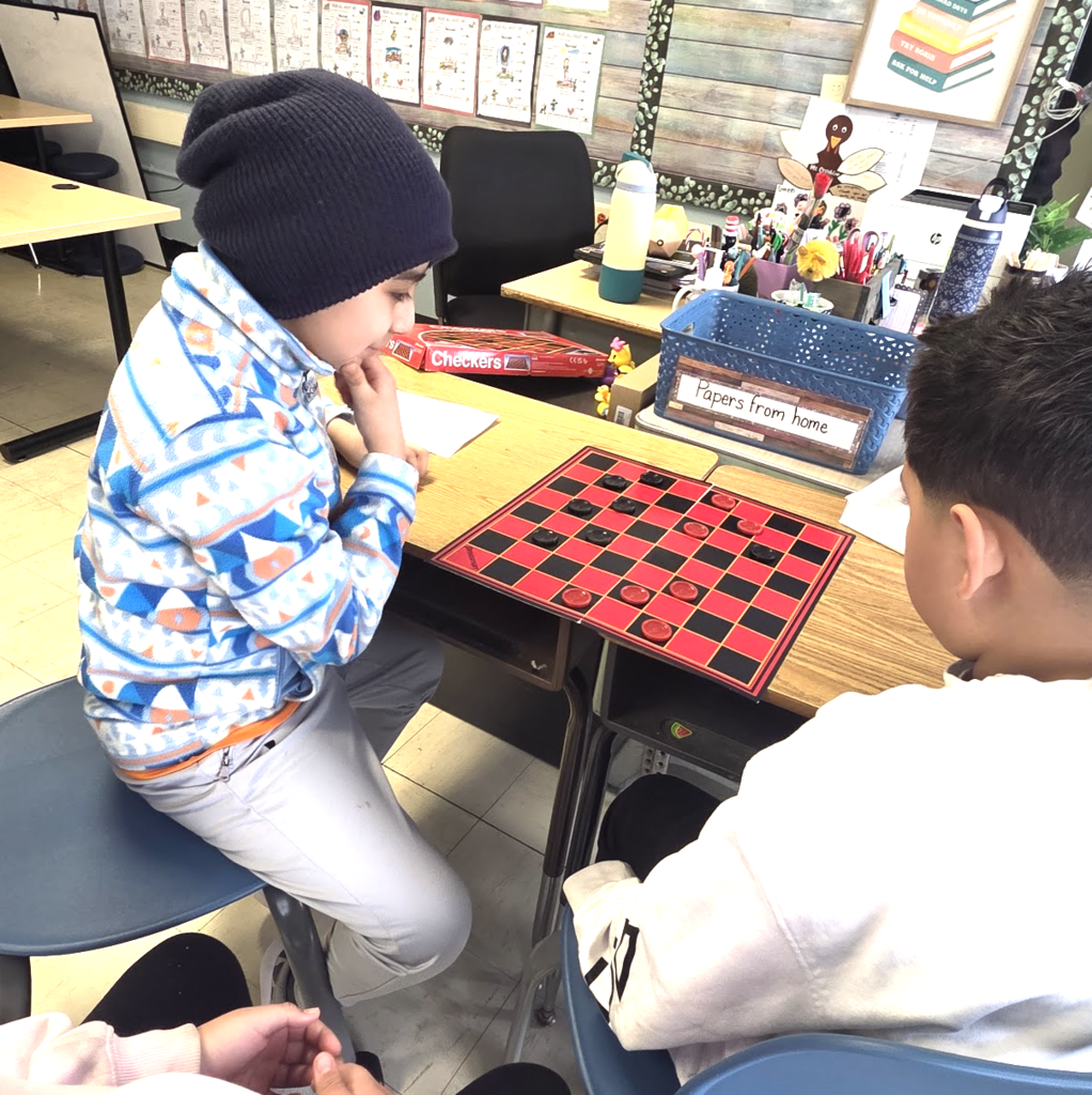 student palying games in their classrooms -There’s fun happening at Birchwood Elementary!