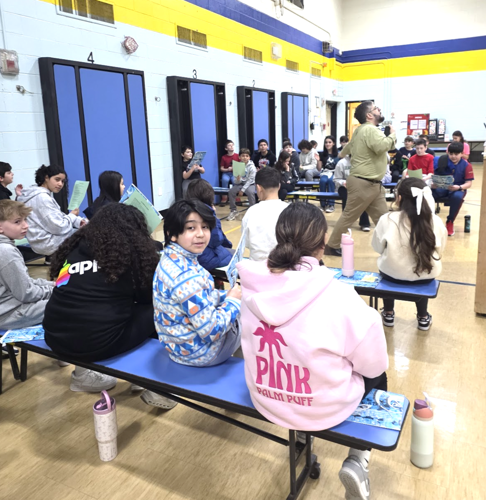 student palying games in their classrooms -There’s fun happening at Birchwood Elementary!