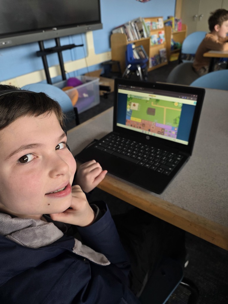 Our Birchwood Buddies learning and growing! (Coding)