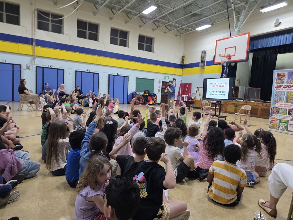 Jay Cooper the author visits our Birchwood Buddies..