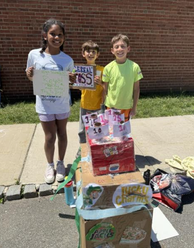Students participating  in the 4th Grade Math Carnival 