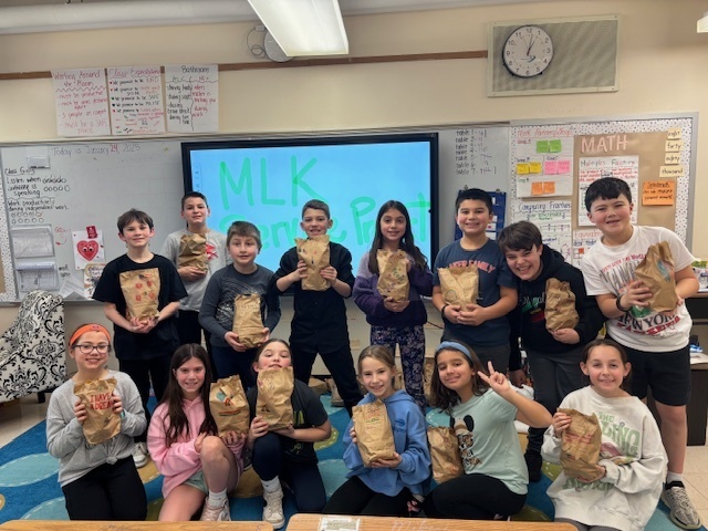 Mrs. Baldini's Class and the Breakfast Bag project.