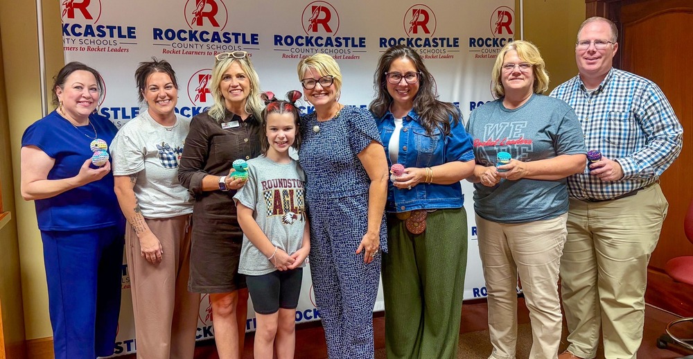 Layla Cobb with RCS Board of Education