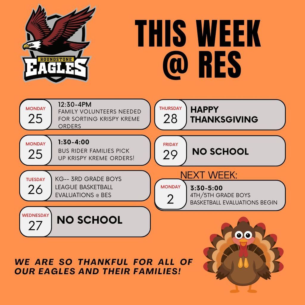 WEEK OF 11/25