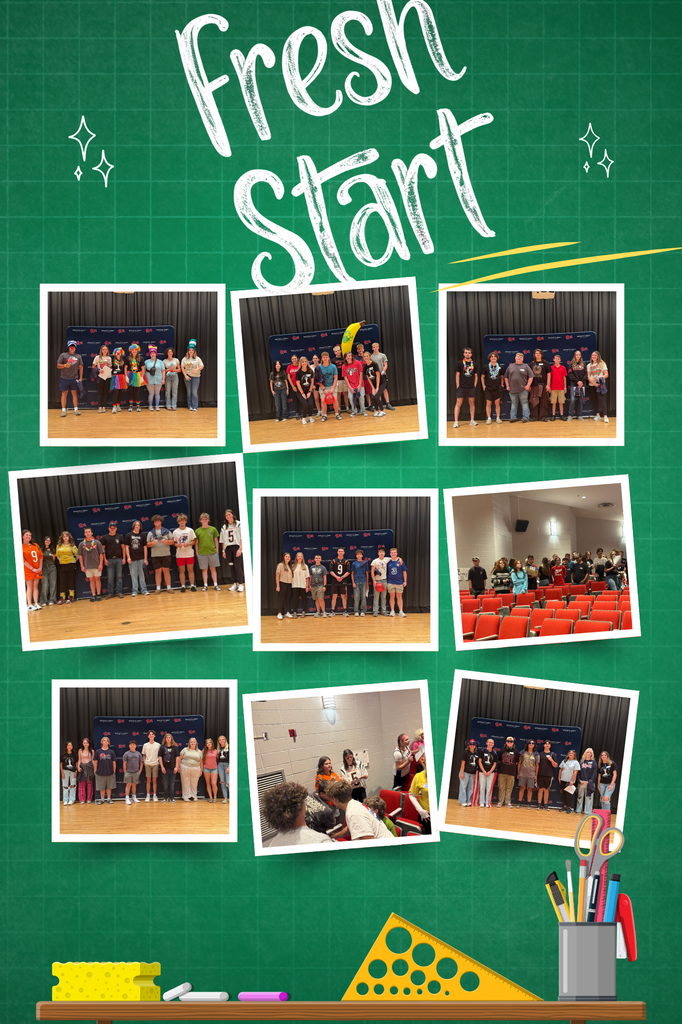 A collage of photos from today's Fresh Start.