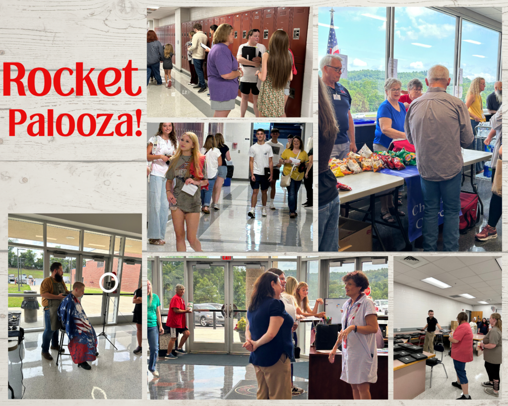 A collage of photos from Rocket Palozza.