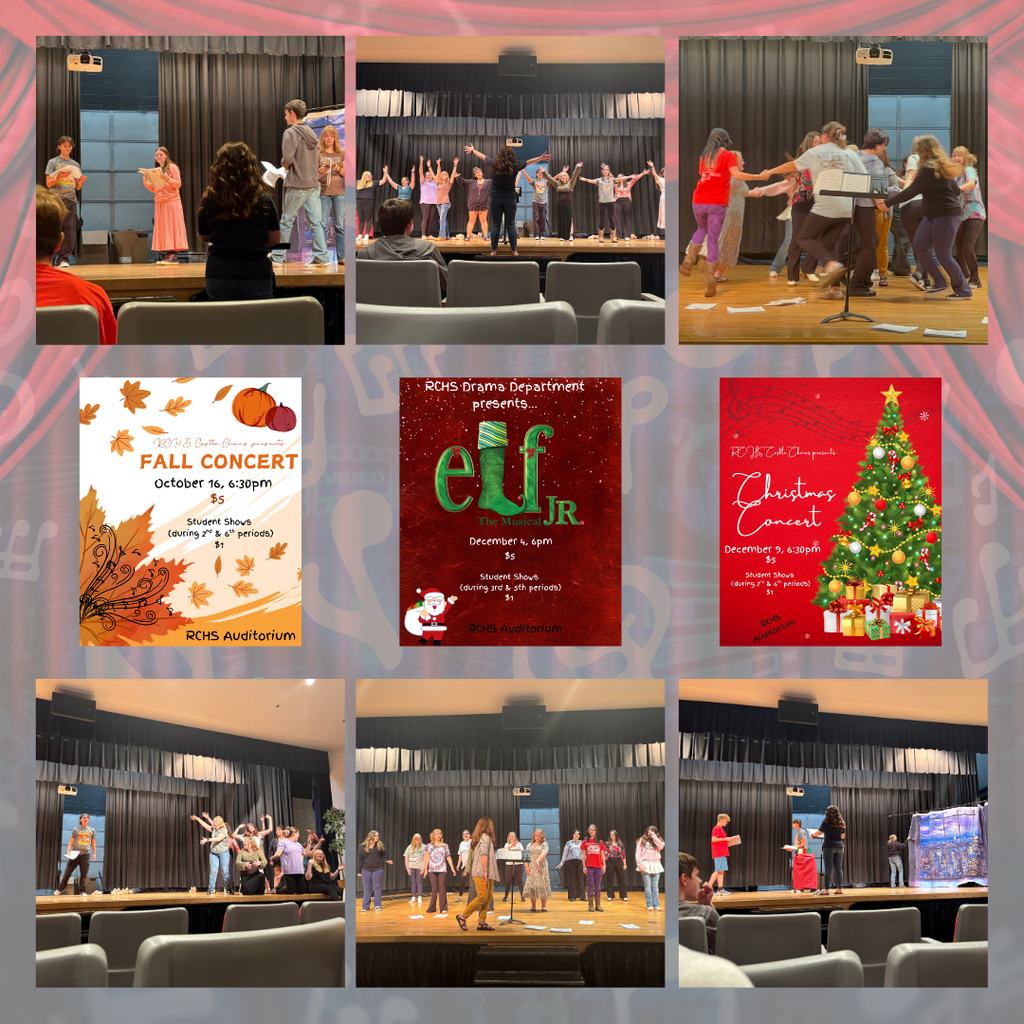 Castle Chorus and Theater Department in rehearsal