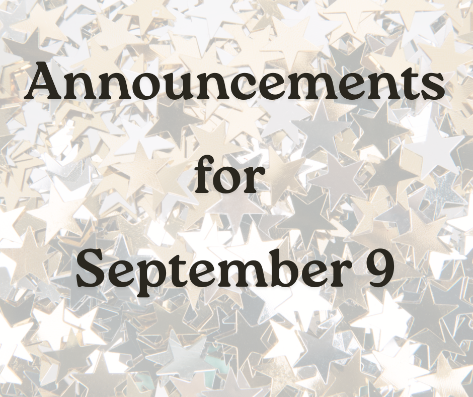 RCHS Announcements