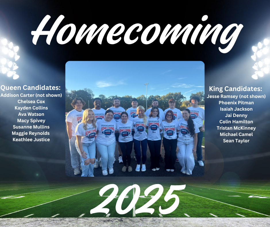 Homecoming candidates pose . Seven female candidates stand in front of seven male candidates. 