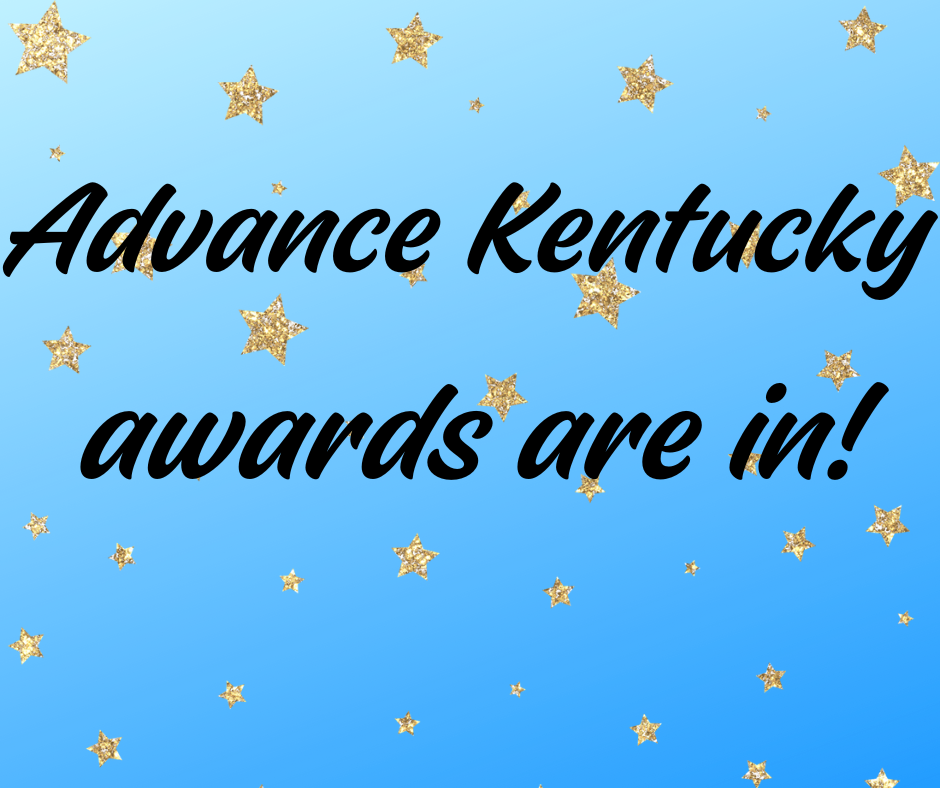 RCHS announcement on a blue background with stars. 