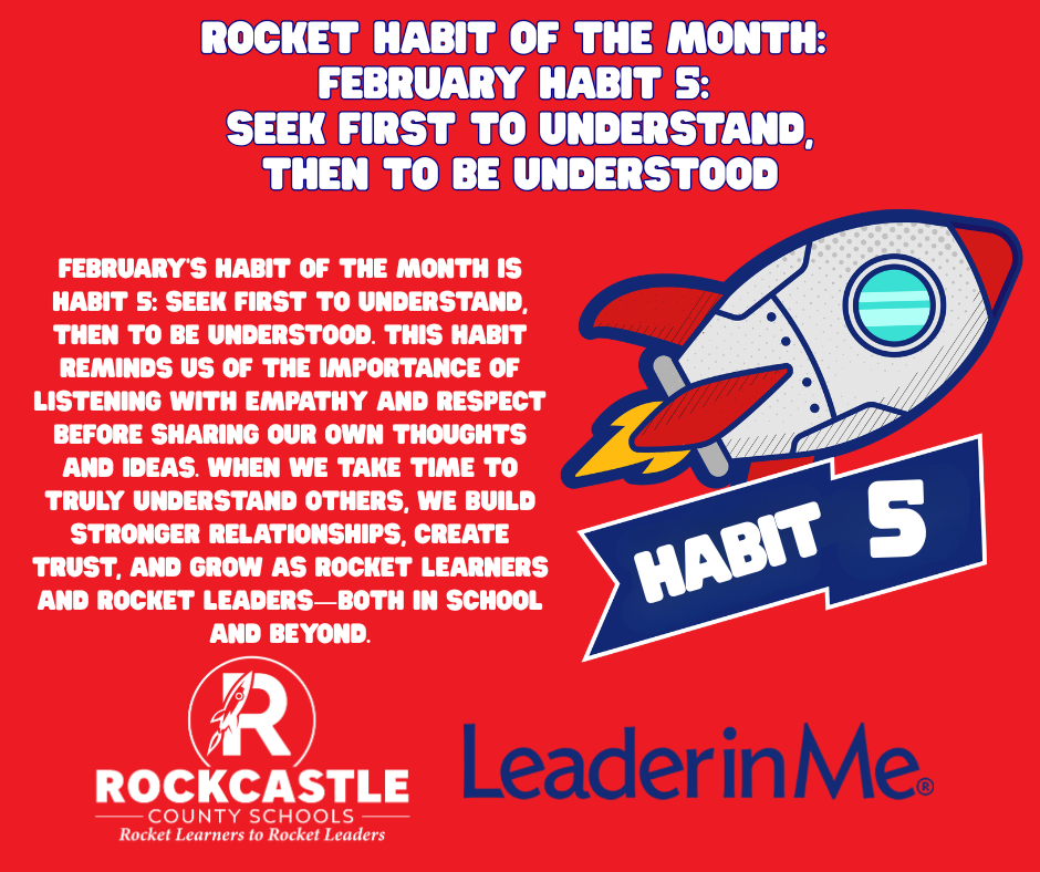 Rocket Habit of the Month Habit 5