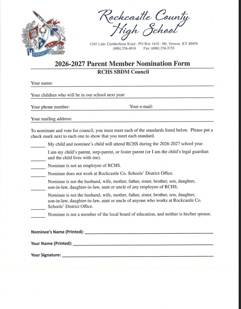 Nomination Form 