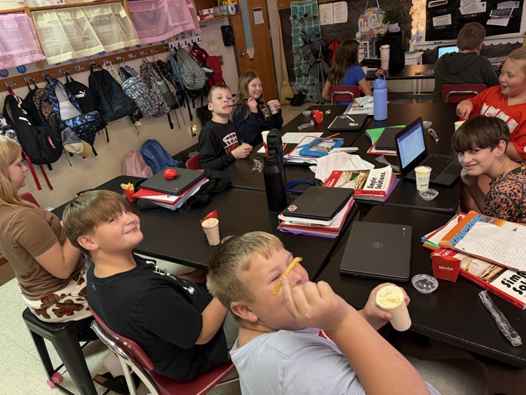 . Fries and Frosties for Perfect Attendance! 