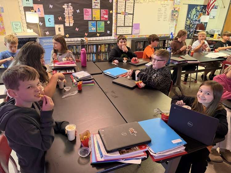 Fries and Frosties for Perfect Attendance! 