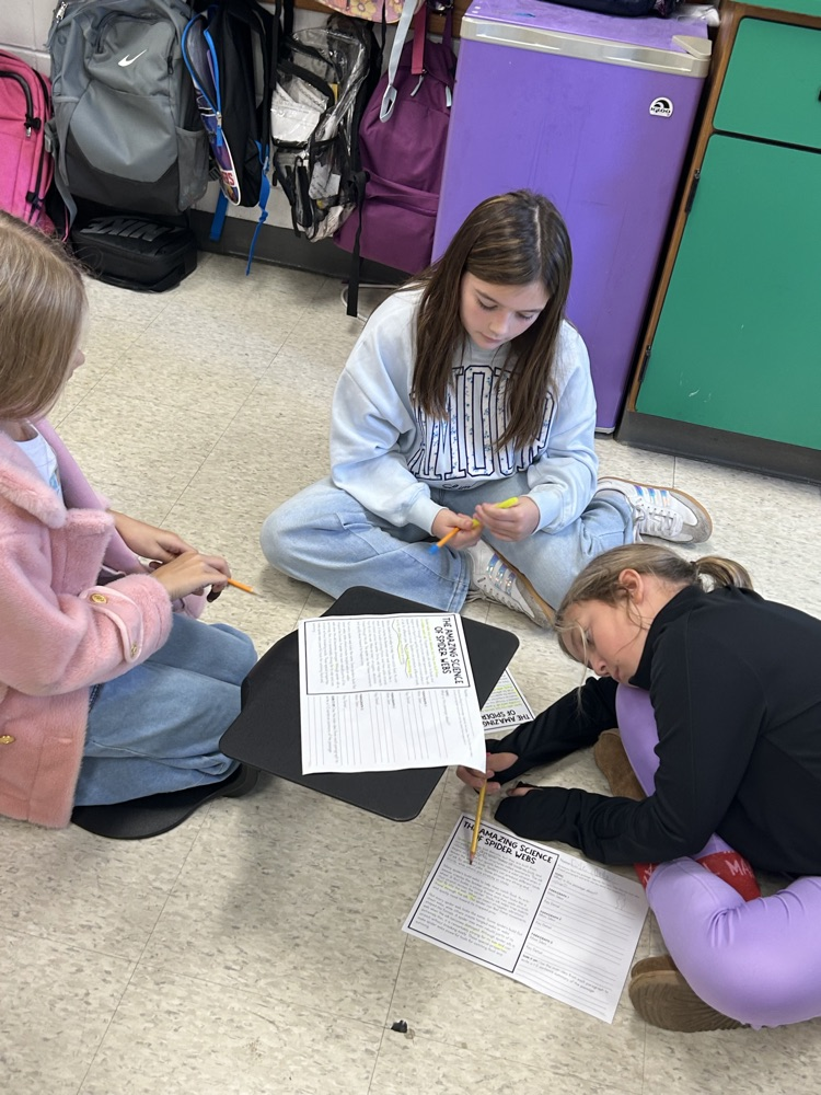 Learning is all connected in Mrs. Martin’s and Mrs. Tabitha’s fourth grade classes!