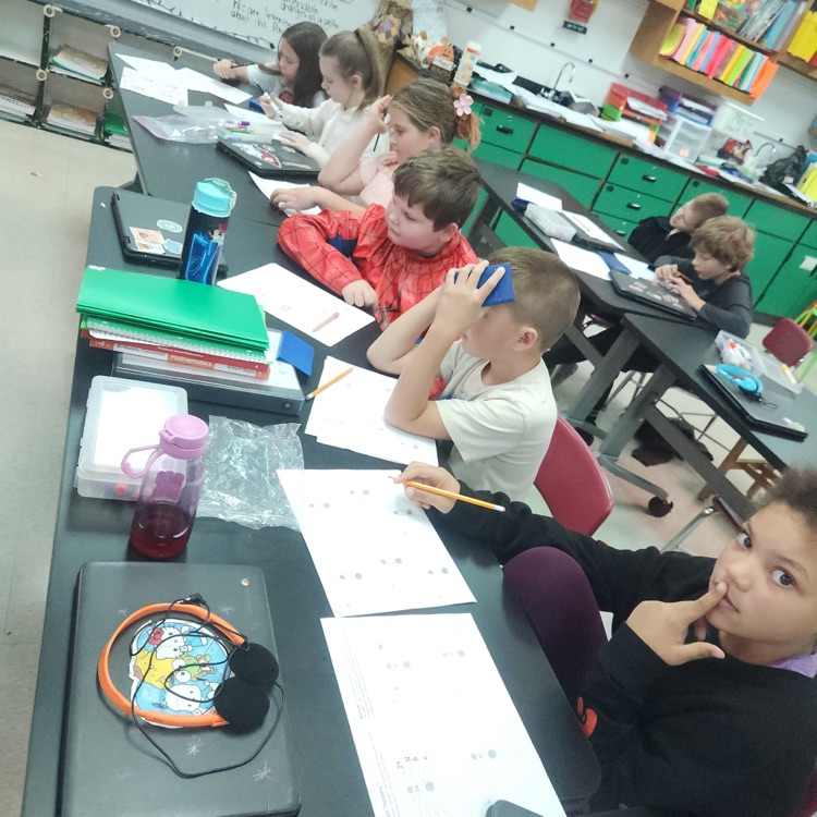 Learning is all connected in Mrs. Martin’s and Mrs. Tabitha’s fourth grade classes!