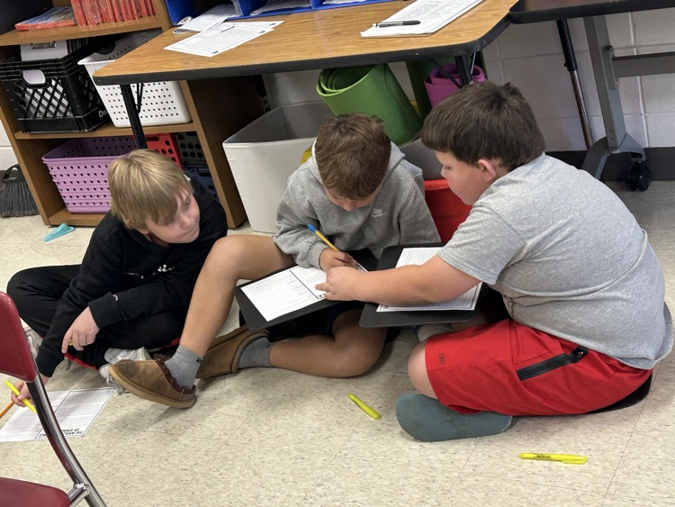 Learning is all connected in Mrs. Martin’s and Mrs. Tabitha’s fourth grade classes!