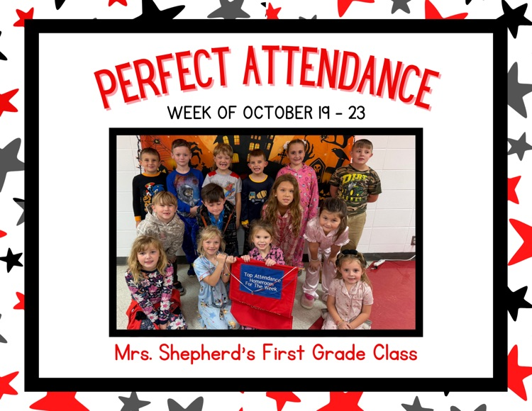 100% Perfect attendance
