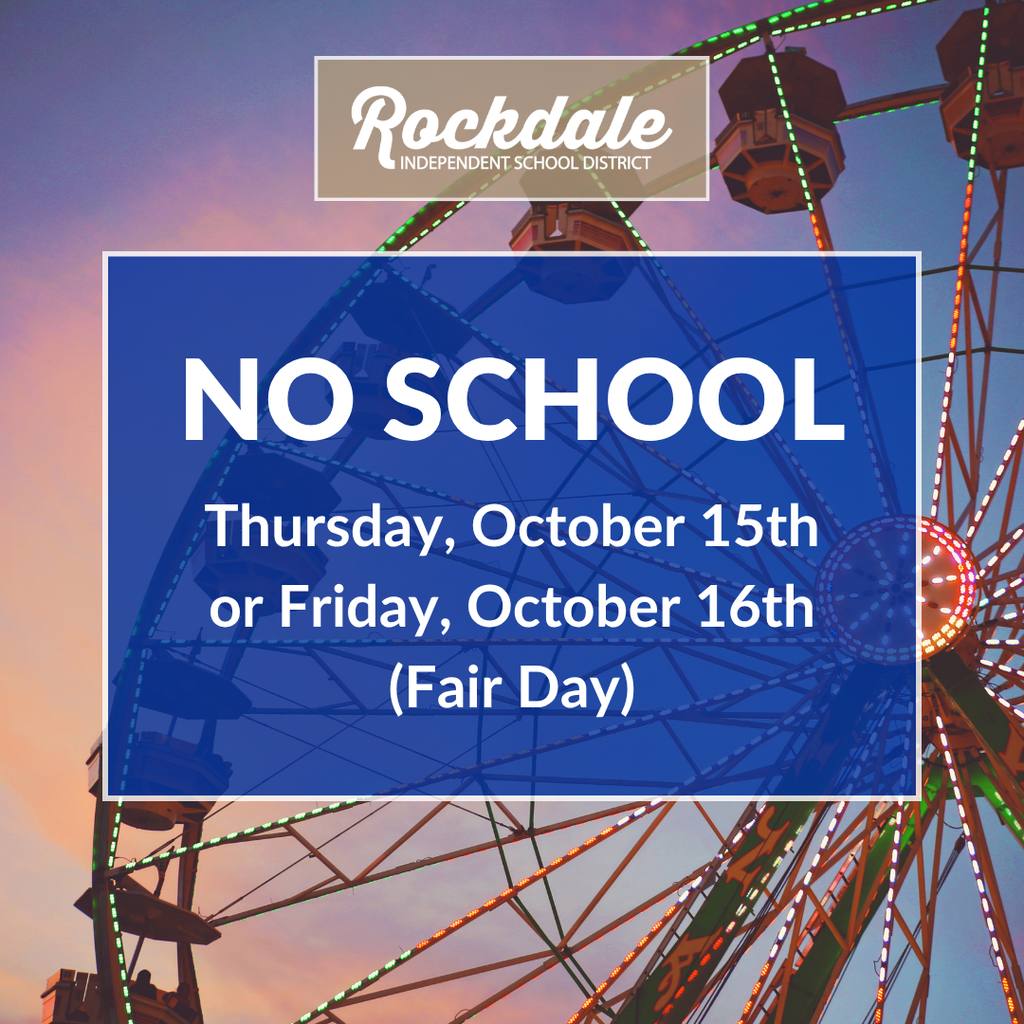 No School October 15 & 16