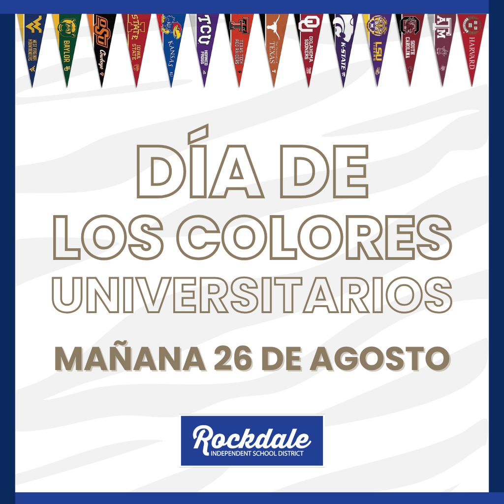 College Colors Day August 26, 2026 (Spanish)