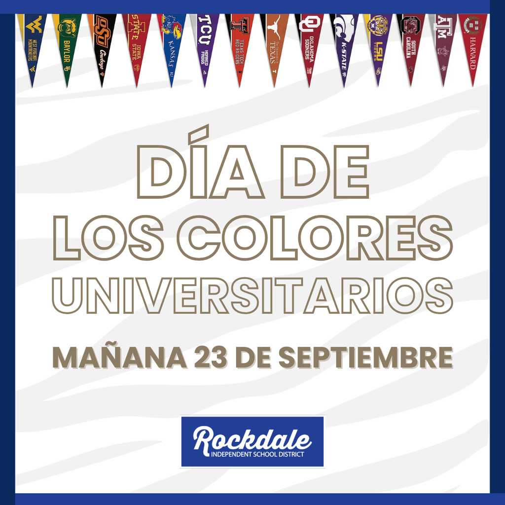 College Colors Day September 23, 2026 (Spanish)