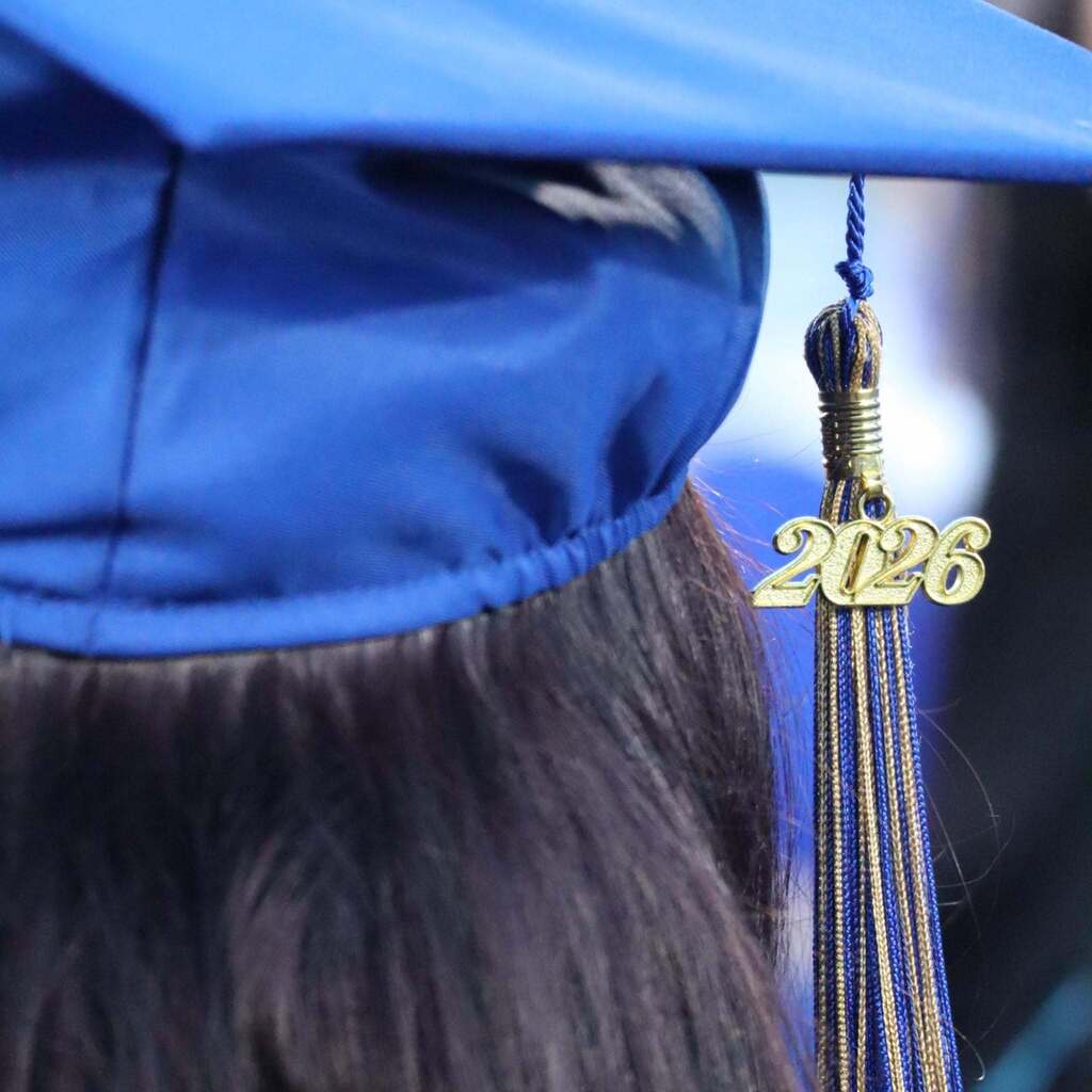 Graduation cap tassel with the year 2026
