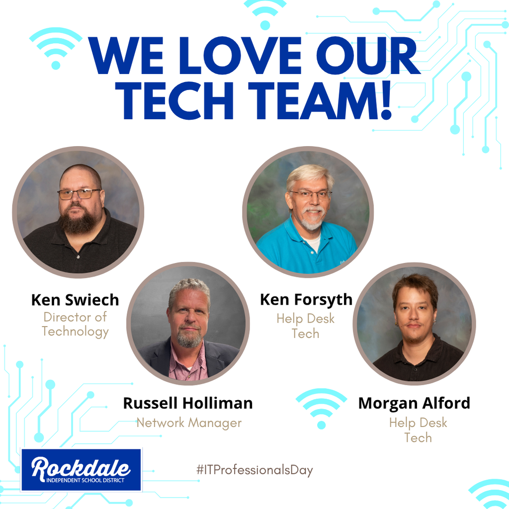 We love our tech team!
