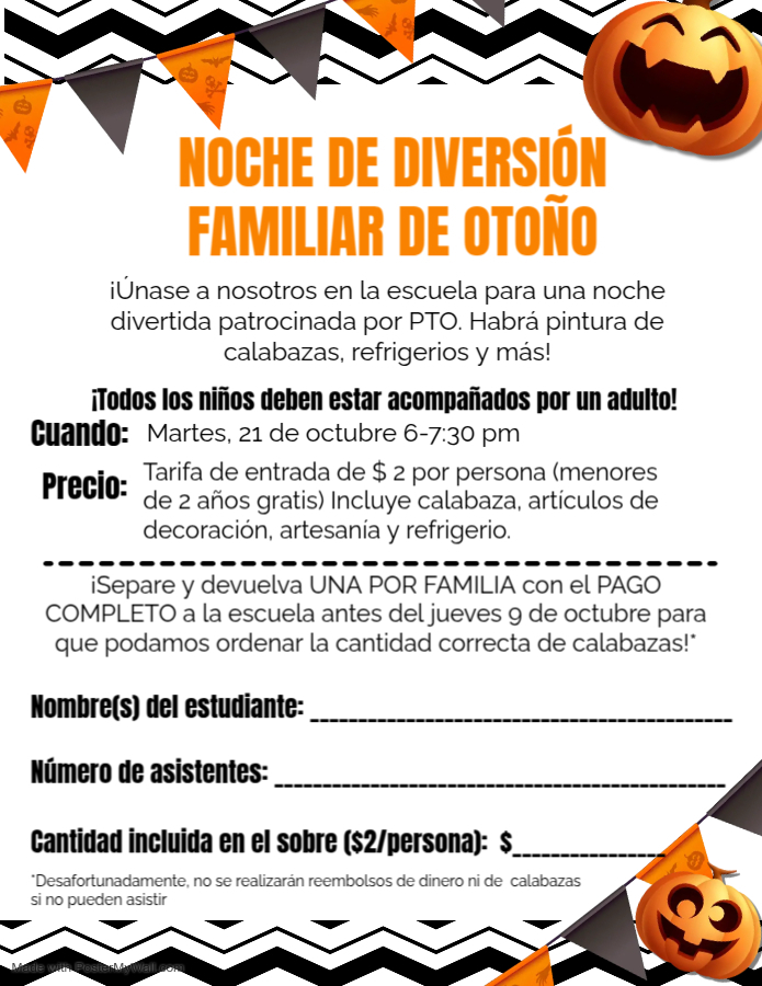 PTO Fall Night 2025