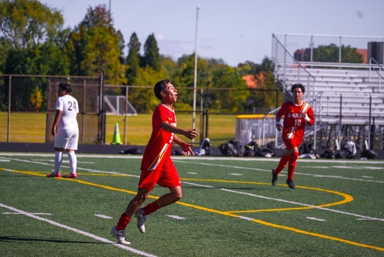 Mendoza celebrate a goal