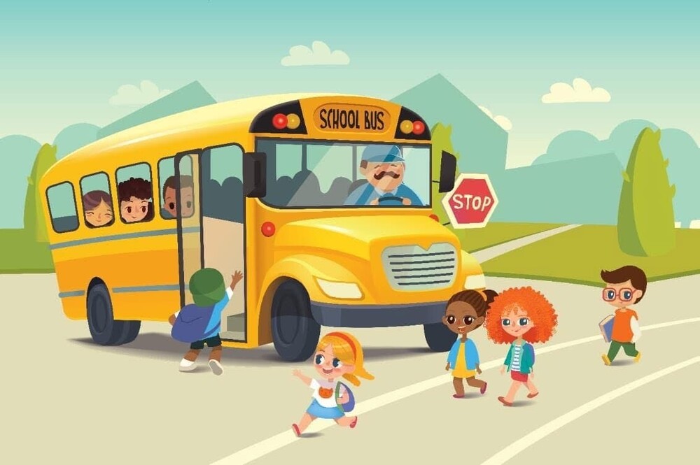 School Bus with kids