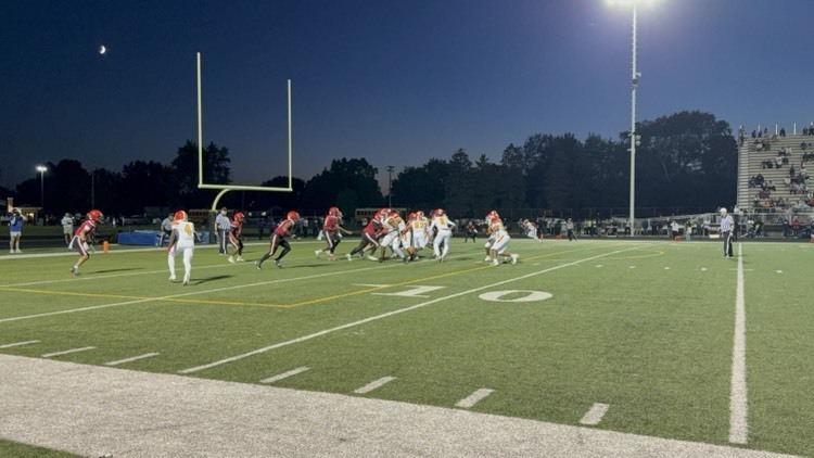 Jefferson tries to score in the red zone