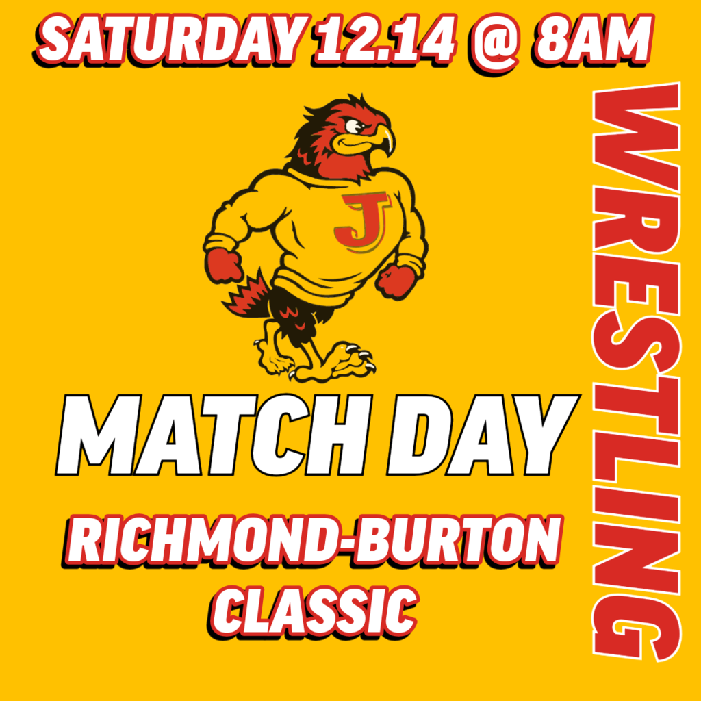12.14 Wrestling tournament @ Richmond Burton Classic. Starts at 8am.