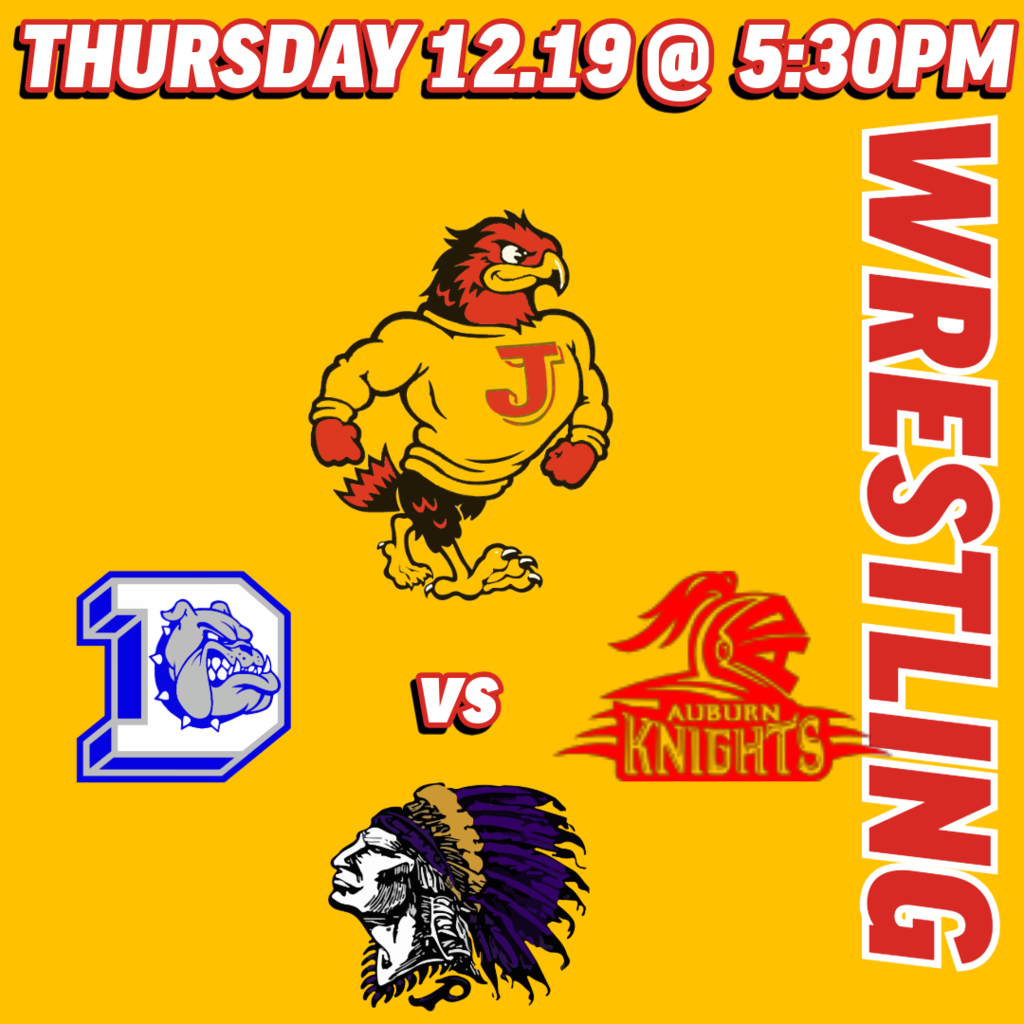 12/19 MATCH DAY FOR OUR WRESTLERS @ DURAND HIGH. TIME:5:30 vs DUPEC AND AUBURN