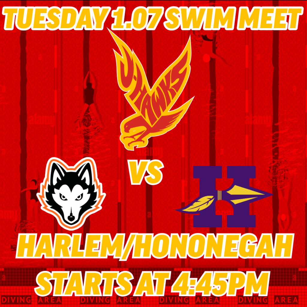 1.7 boys swim meet @445pm. Location: Boylan high school.