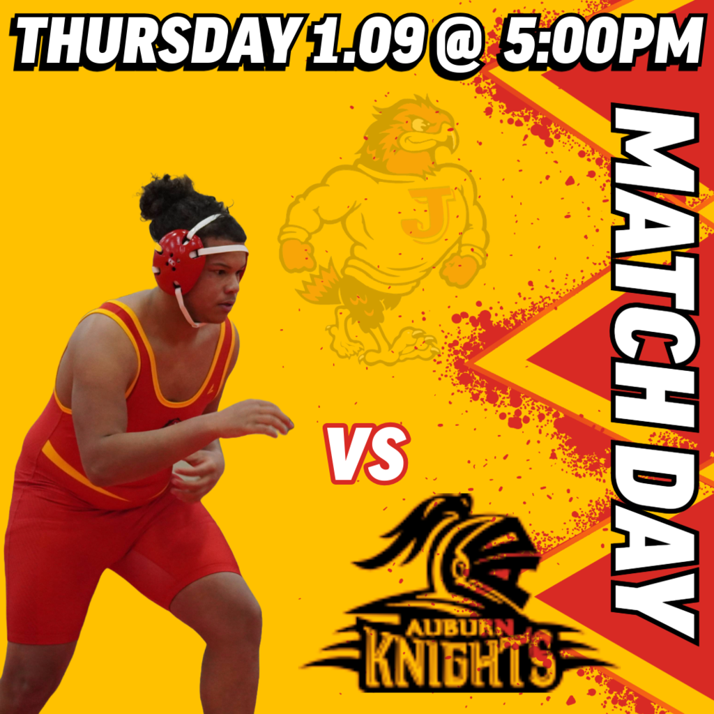 Away wrestling match day. Starts at 5pm.  Vs Auburn high school. 